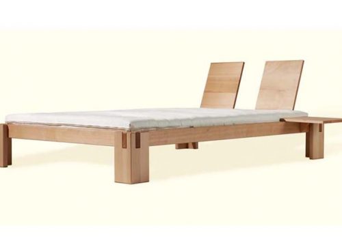 Dormiente Massivholzbetten Nuevo Rückenlehne