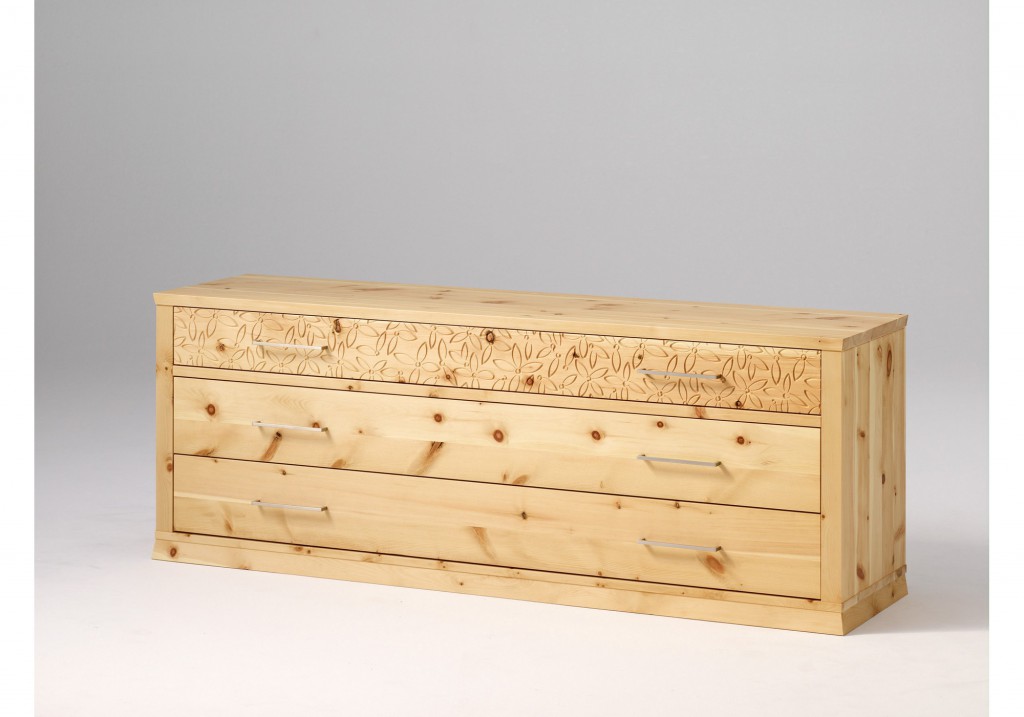 Anrei Massivholzbett aus Zirbenholz RIO - Betten Kraft