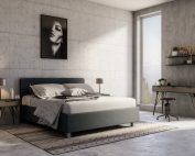 Swissbed expression bündig_Leatherlook_Anthrazite