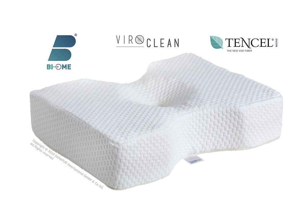 Sanapur Original Kissen 4.0 Kissenbezug mit Viroclean Bi-Ome und Micro Tencel
