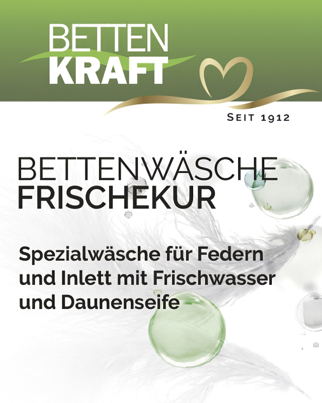 Bettenwäsche Frischekur - Professionelle Bettwaren-Reinigung - Betten Kraft